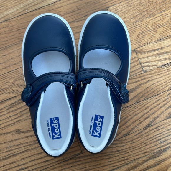 Keds Kids Navy Mary Jane Shoes - Picture 2 of 3